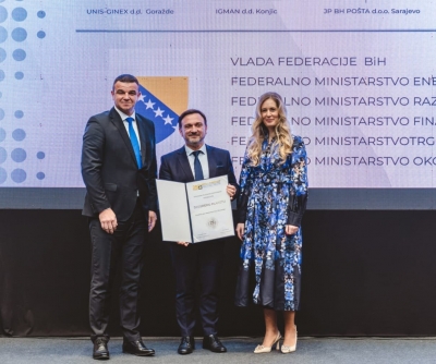 Srebrna plaketa Privredne komore FBiH za FMT