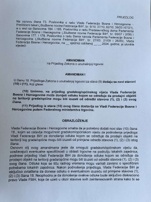Neradna nedjelja za sve trgovine, izuzeće samo uz saglasnost Vlade FBiH