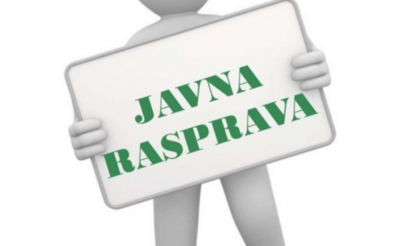 OBAVIJEST O JAVNOJ RASPRAVI